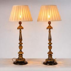 Tall Fluted Italian Lamps - 4566060
