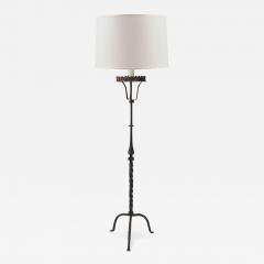 Tall Forged Iron Floor Lamp - 1798034