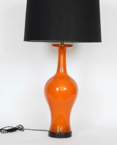 tall red table lamps