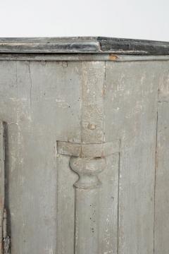 Tall Gray Painted Swedish Buffet - 4125104