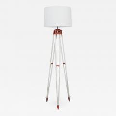 Tall Industrial Surveyor Tripod Floor Lamp - 876429