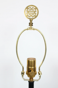 Tall Laurel Lamp Company Ancient Asian Style Bronze Table Lamp 1950s - 2851606