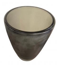 Tall Murano Smoke Glass Vase - 4593415