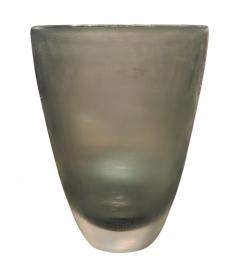 Tall Murano Smoke Glass Vase - 4593417