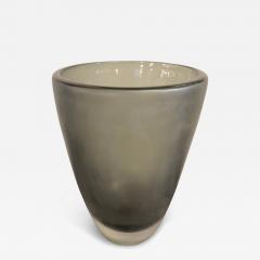 Tall Murano Smoke Glass Vase - 4595290