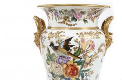 Tall Pair English Porcelain Decorative Pieces Vases - 1340774