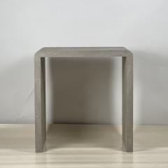 Tall Shagreen Art Deco Side Table in the Style of Jean Michel Frank - 3909966