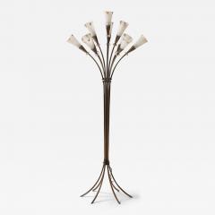 Tall Ten Light French Floor Lamp - 3551647