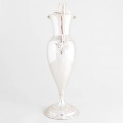 Tall Tiffany Sterling Silver Doubled Handled Side Handles Decorative Vase - 3624148