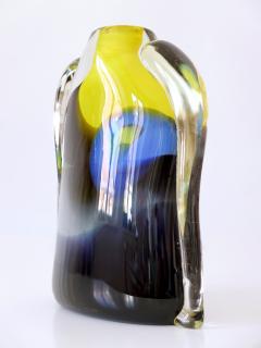 Tall and Decorative Murano Glass Vase Italy 1990s - 3320622