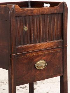 Tambour Front Side Table or Potcupboard with Gallery Top - 3920753