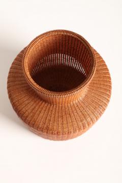 Tanabe Chikuunsai II Fulling Mallet Flower Basket 1983 - 3354681