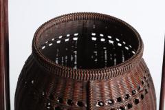 Tanabe Chikuunsai II Gourd Shaped Flower Basket ca 1940 - 4211708
