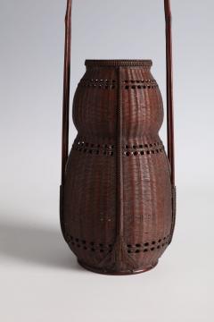 Tanabe Chikuunsai II Gourd Shaped Flower Basket ca 1940 - 4211716