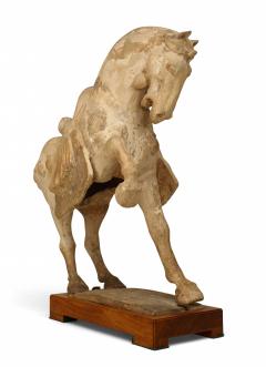 Tang Dynasty Clay Prancing Horse - 3209533