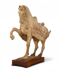 Tang Dynasty Clay Prancing Horse - 3209535