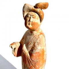 Tang Dynasty Fat Courtesan Lady Pottery Figure - 3474484