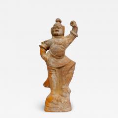 Tang Dynasty Painted Terracotta Sculpture of a Lokapala - 3014876