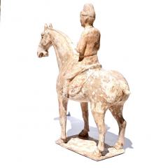 Tang Dynasty Terracotta Horse and Rider - 3078864
