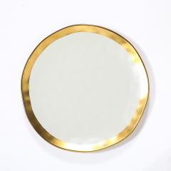 Tania Bulh es Modernist Porcelain W Gilt Accents Tea Coffee Service for 8 by Tania Bulh es - 4566616