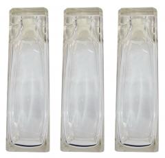 Tantalus Decanter Set with Restored Metal Case and Geometric Glass Bottles - 4217260