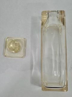 Tantalus Decanter Set with Restored Metal Case and Geometric Glass Bottles - 4217300