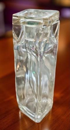 Tantalus Decanter Set with Restored Metal Case and Geometric Glass Bottles - 4217301