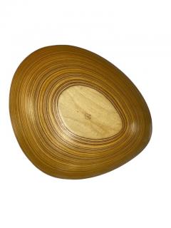 Tapio Wirkkala A Beautiful Tapio Wirkkala Rhythmic Veneer Decorative Leaf Dish Soini 1950s - 3980780