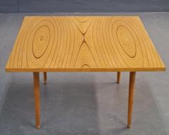 Tapio Wirkkala A Rare Tapio Wirkkala Rhythmic Veneer Coffee Table Model 9018 Asko 1950s - 4018505