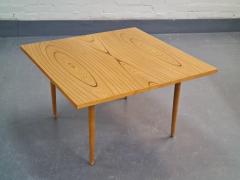 Tapio Wirkkala A Rare Tapio Wirkkala Rhythmic Veneer Coffee Table Model 9018 Asko 1950s - 4018508