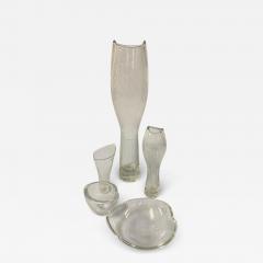 Tapio Wirkkala A Variety of Line Engraved Art Glass Objects by Tapio Wirkkala Iittala 1950s - 3944271