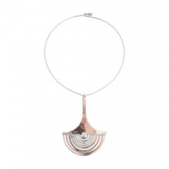 Tapio Wirkkala Kuunnsirppi Crescent Moon Pendant Choker - 4575637
