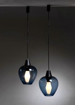Tapio Wirkkala Pair Tapio Wirkkala pendants for IIttala by Idman - 4203481