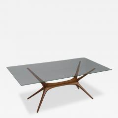 Tapio Wirkkala Rare Tapio Wirkkala Reindeer Antlers Coffee Table Model 9020 Elm Asko 1950s - 4289371