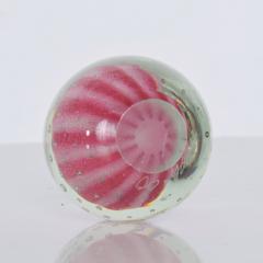 Tapio Wirkkala Shocking Pink Paperweight Tapio Wirkkala Style Controlled Bubble Art Glass - 1890019