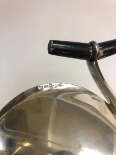 Tapio Wirkkala Tapio Wirkkala Apple Silver Serving Dish with Birch Handles Kultakeskus 1950s - 4107769