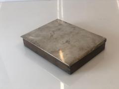 Tapio Wirkkala Tapio Wirkkala Commissioned Cigar Box In Silver and Teak 1950s - 4107764