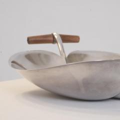 Tapio Wirkkala Tapio Wirkkala Dish TW 58 in Sterling Silver Teak Handles Kultakeskus 1966 - 4572938