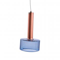 Tapio Wirkkala Tapio Wirkkala for Idman Finnish Glass Pendant Light Blue - 4470222