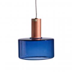 Tapio Wirkkala Tapio Wirkkala for Idman Finnish Glass Pendant Light Blue - 4470475