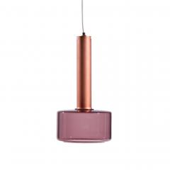 Tapio Wirkkala Tapio Wirkkala for Idman Finnish Glass Pendant Light Cranberry - 4470228