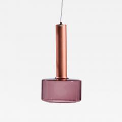 Tapio Wirkkala Tapio Wirkkala for Idman Finnish Glass Pendant Light Cranberry - 4475428