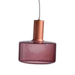 Tapio Wirkkala Tapio Wirkkala for Idman Finnish Glass Pendant Light Cranberry - 4470479
