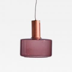Tapio Wirkkala Tapio Wirkkala for Idman Finnish Glass Pendant Light Cranberry - 4475430