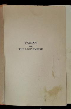 Tarzan and The Lost Empire First Edition - 2762422