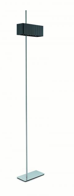 Tato Italia Wallie Piantana Floor Lamp in Chrome and Black - 1034863