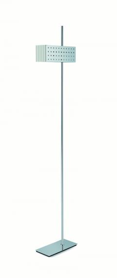 Tato Italia Wallie Piantana Floor Lamp in Chrome and Black - 1034865