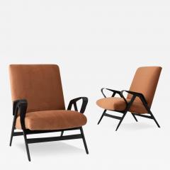 Tatra Pravenec 1960s Czech Wooden Armchairs by Tatra a Pair - 3388206