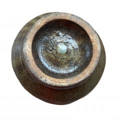 Tatsuzo Shimaoka Mashiko J mon Style Tsubo Vase with Rope Impressed Z gan Inlay - 4524010