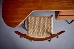 Teak Boomerang Desk - 3895336